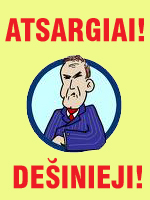 atsargiai desinieji